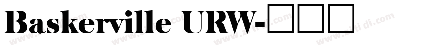 Baskerville URW字体转换